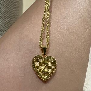 Letter ‘Z’ Gold Necklace